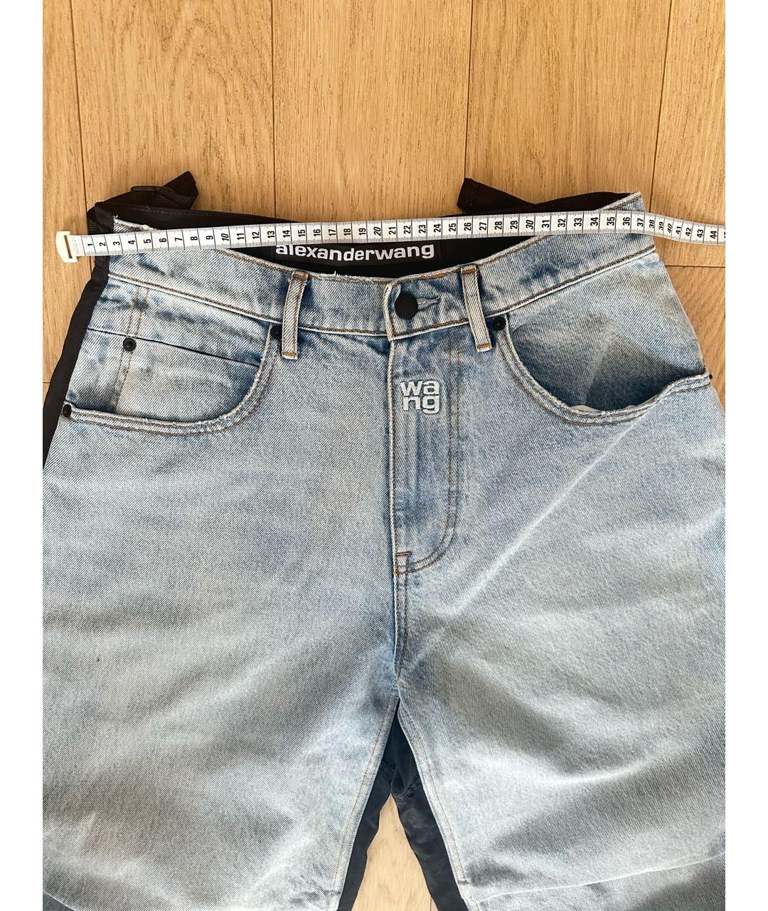 ALEXANDER WANG Голубые прямые джинсы, фото 4
