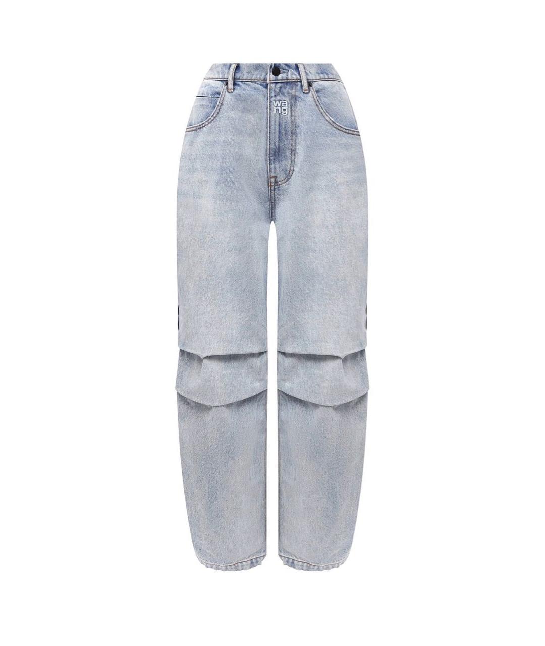 ALEXANDER WANG Голубые прямые джинсы, фото 1
