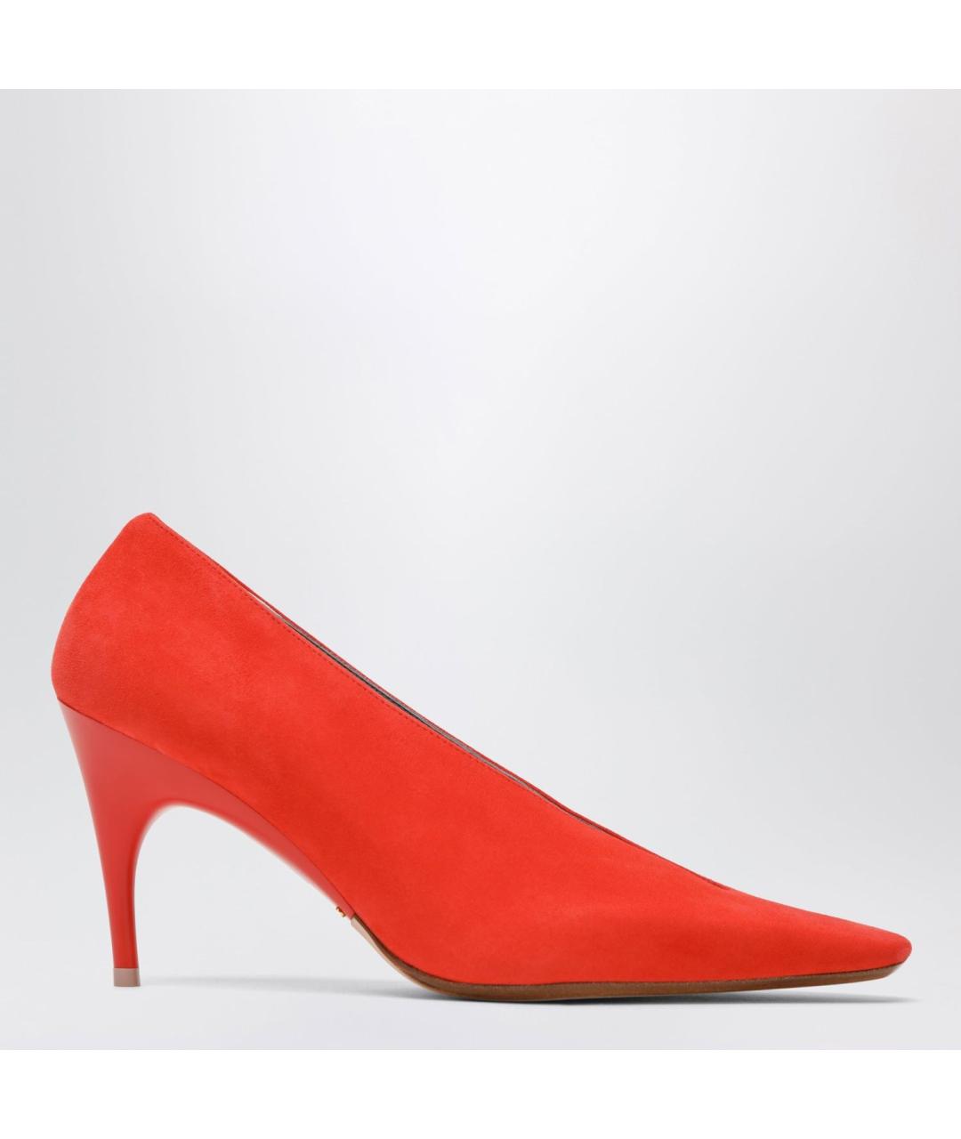 BALENCIAGA Оранжевые замшевые туфли, фото 3