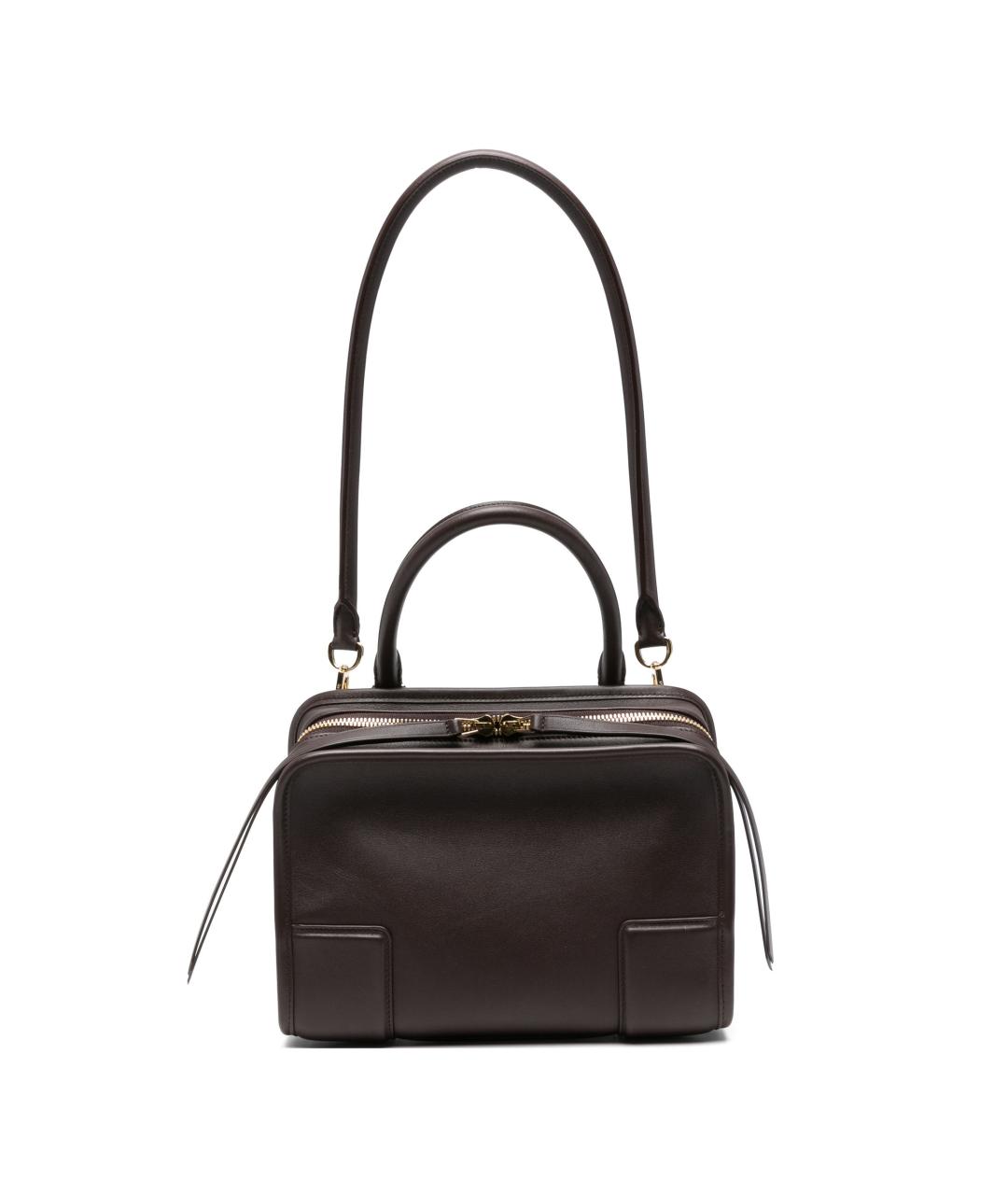 LOEWE Коричневая кожаная сумка тоут, фото 1
