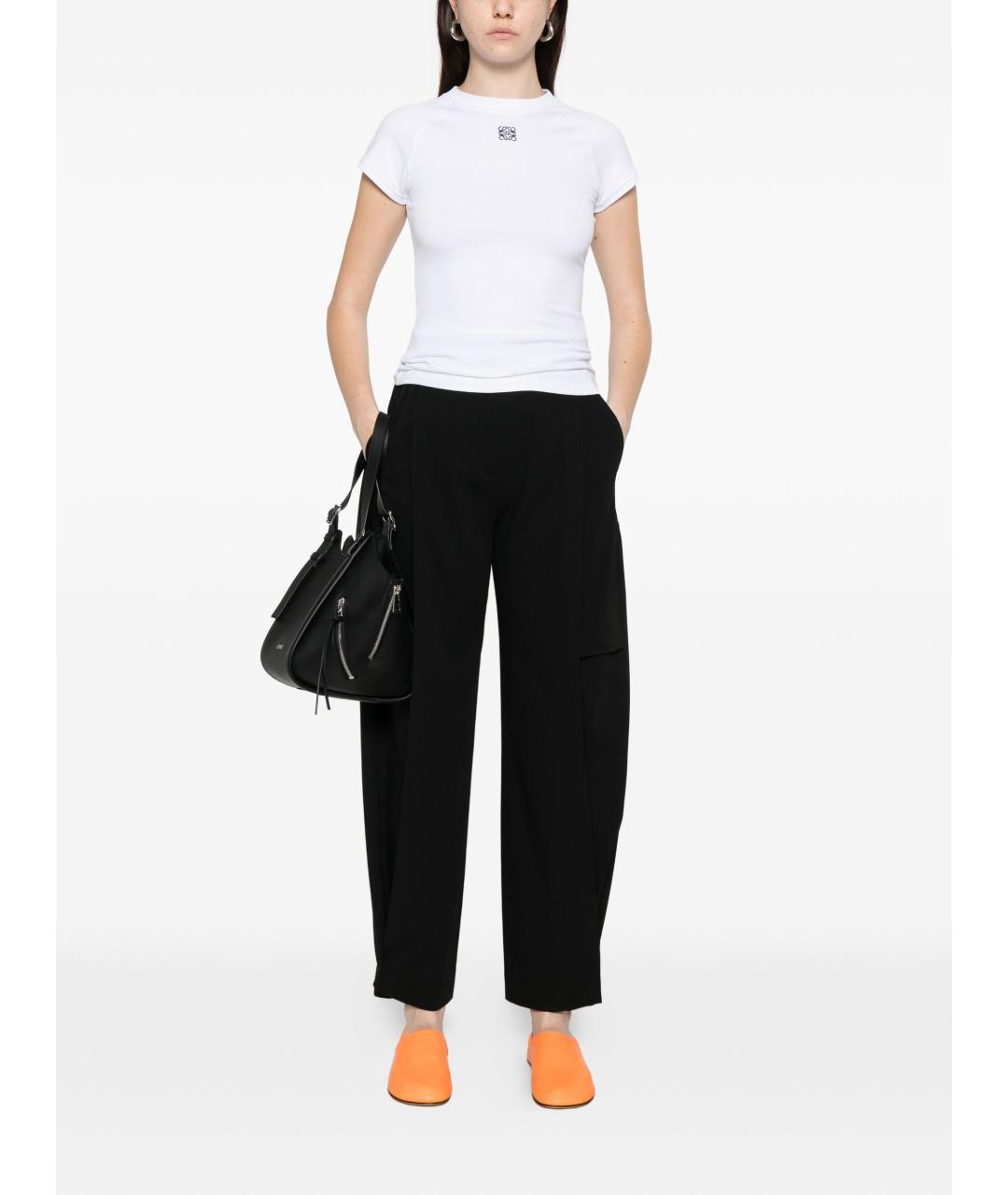 LOEWE Белая хлопковая футболка, фото 2