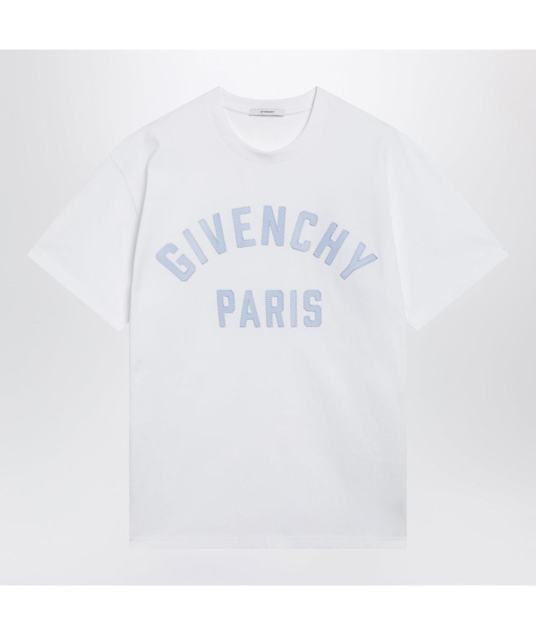 GIVENCHY Белая хлопковая футболка, фото 3