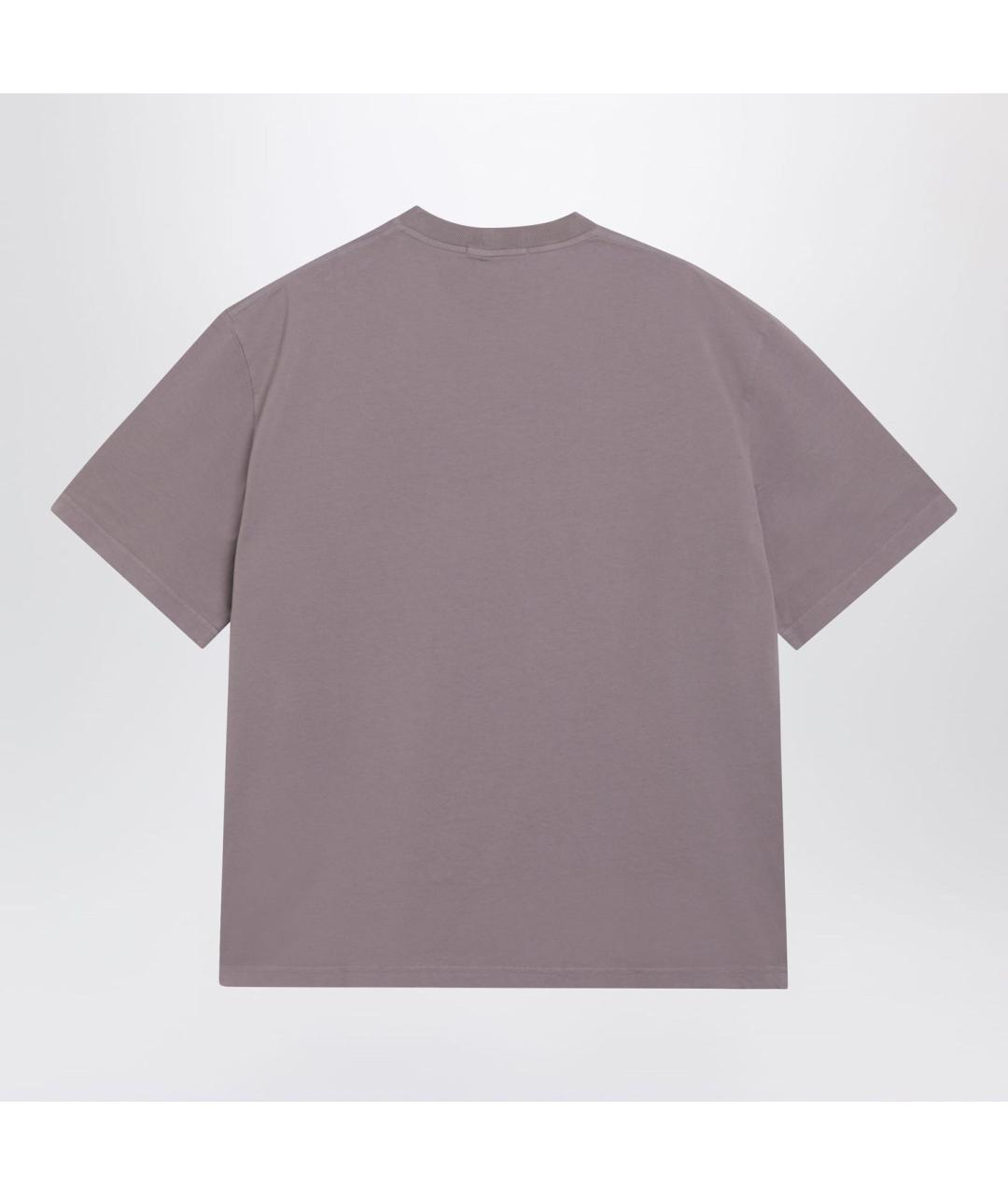 STONE ISLAND Фиолетовая хлопковая футболка, фото 3
