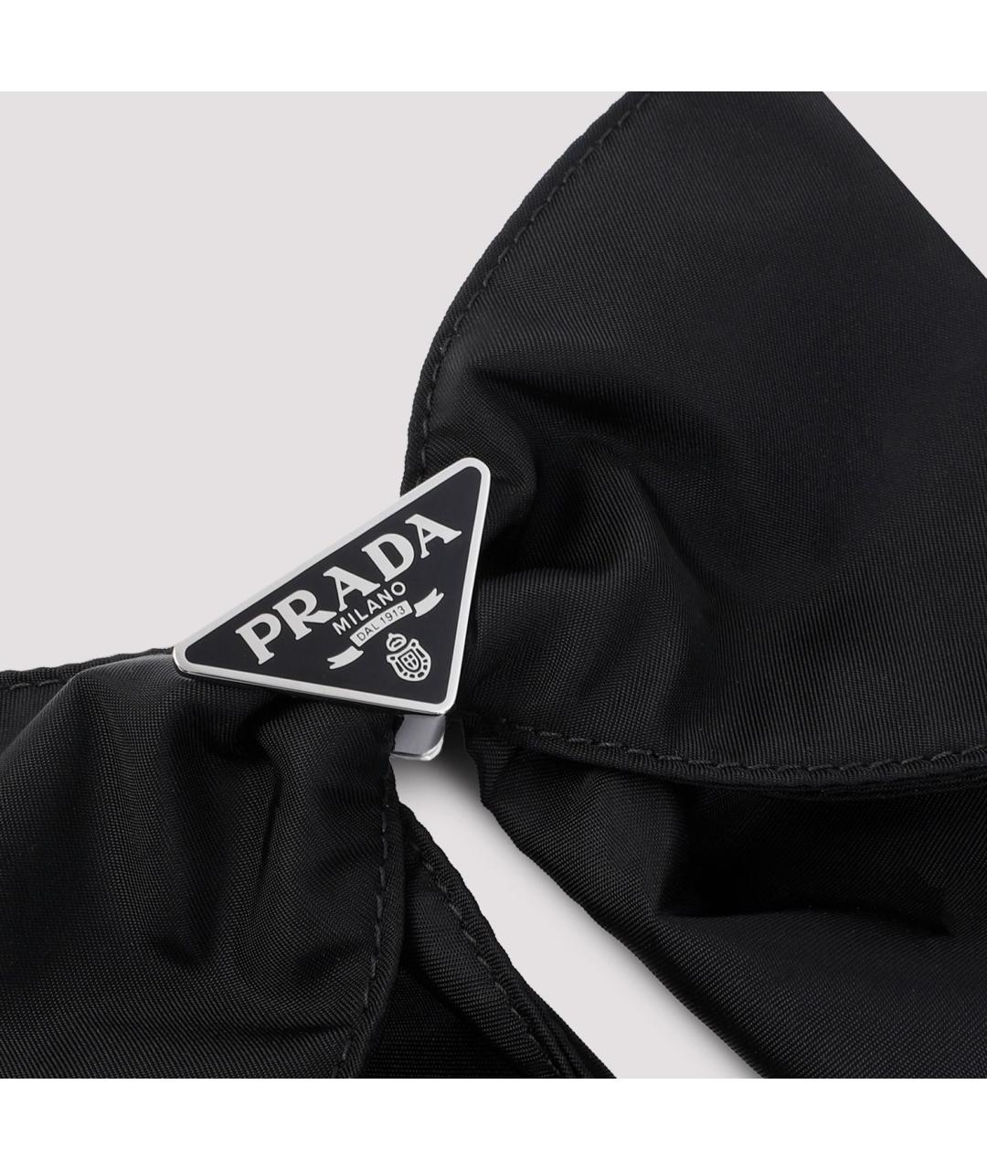 PRADA Черная заколка, фото 4