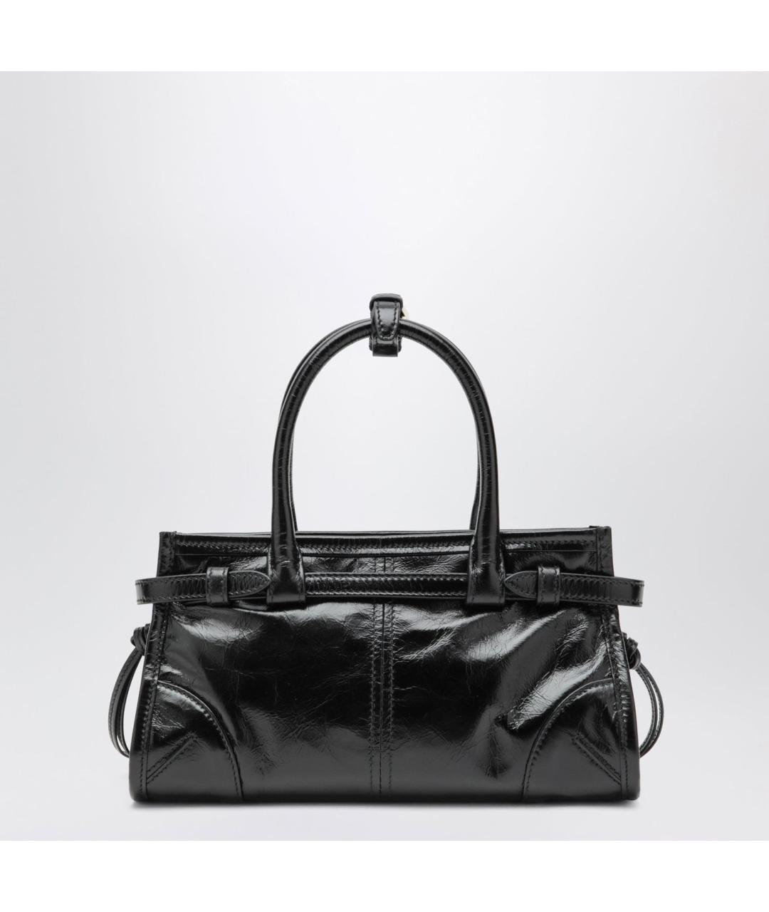 PRADA Черная кожаная сумка тоут, фото 2