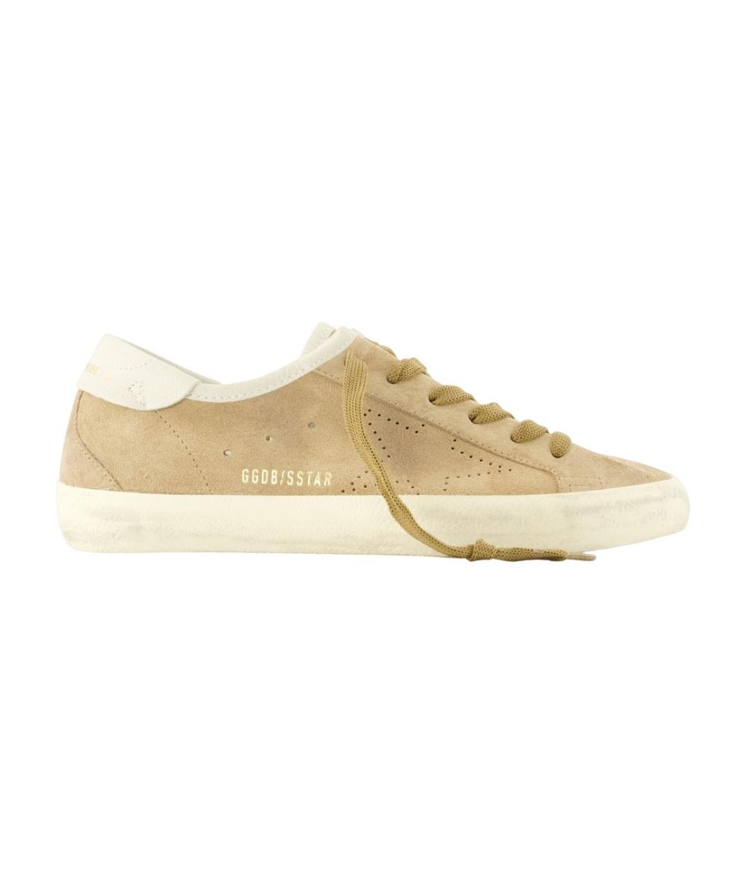 GOLDEN GOOSE DELUXE BRAND Коричневые кожаные кеды, фото 3