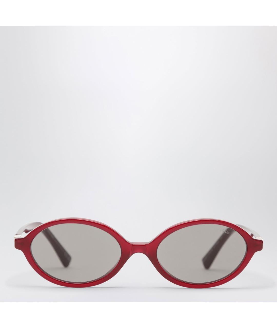 MIU MIU Бордовые солнцезащитные очки, фото 3