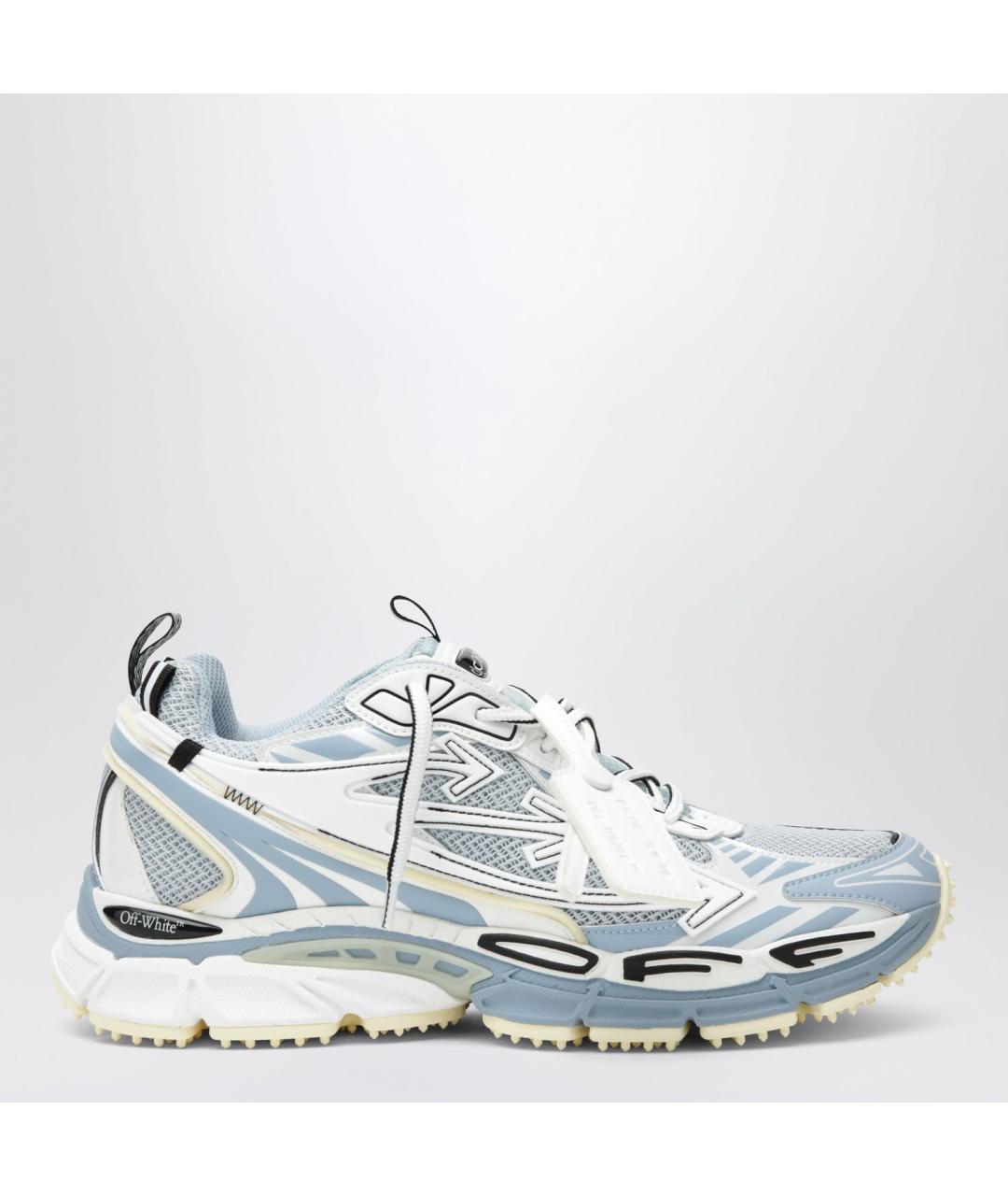 OFF-WHITE Серые синтетические низкие кроссовки / кеды, фото 3