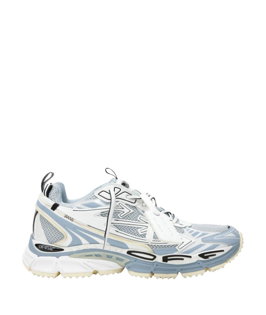 OFF-WHITE Серые синтетические низкие кроссовки / кеды, фото 1