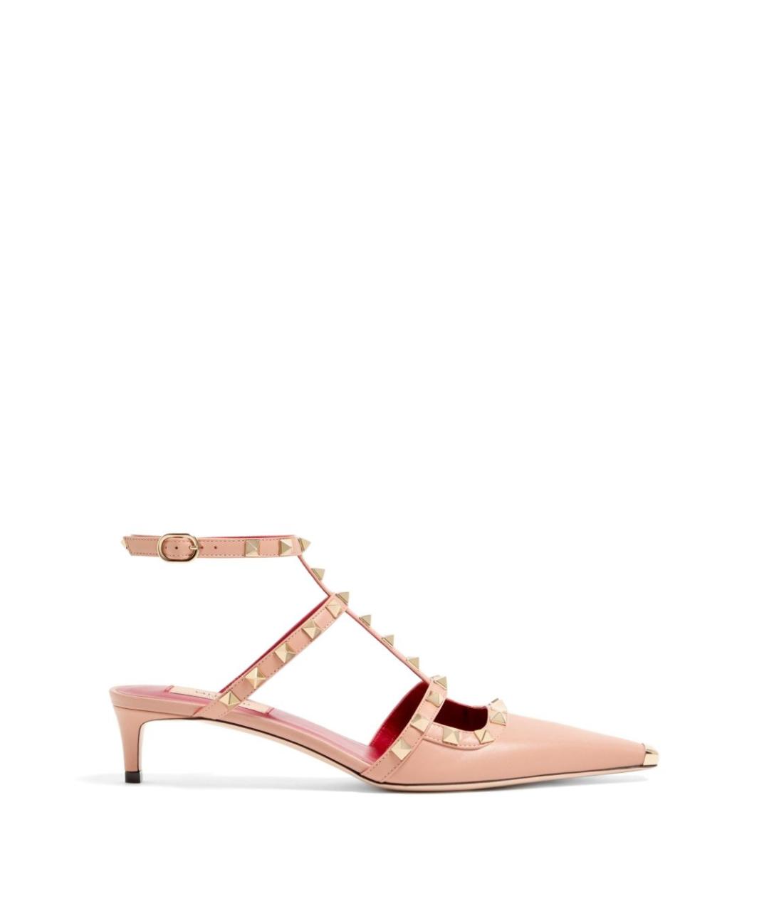 VALENTINO Розовые кожаные туфли, фото 1