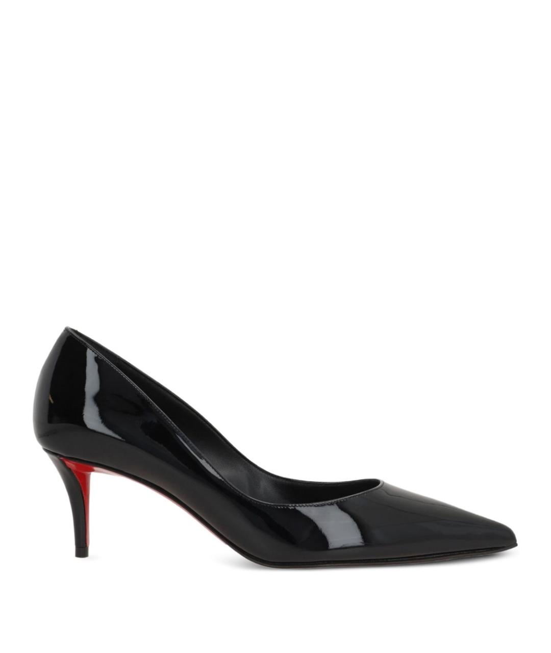 CHRISTIAN LOUBOUTIN Черные туфли из лакированной кожи, фото 1
