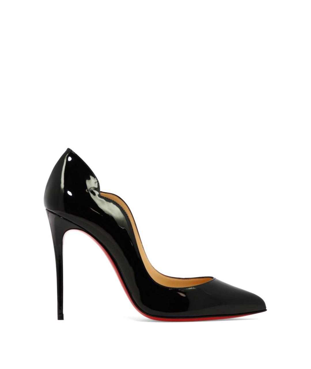 CHRISTIAN LOUBOUTIN Черные туфли из лакированной кожи, фото 1