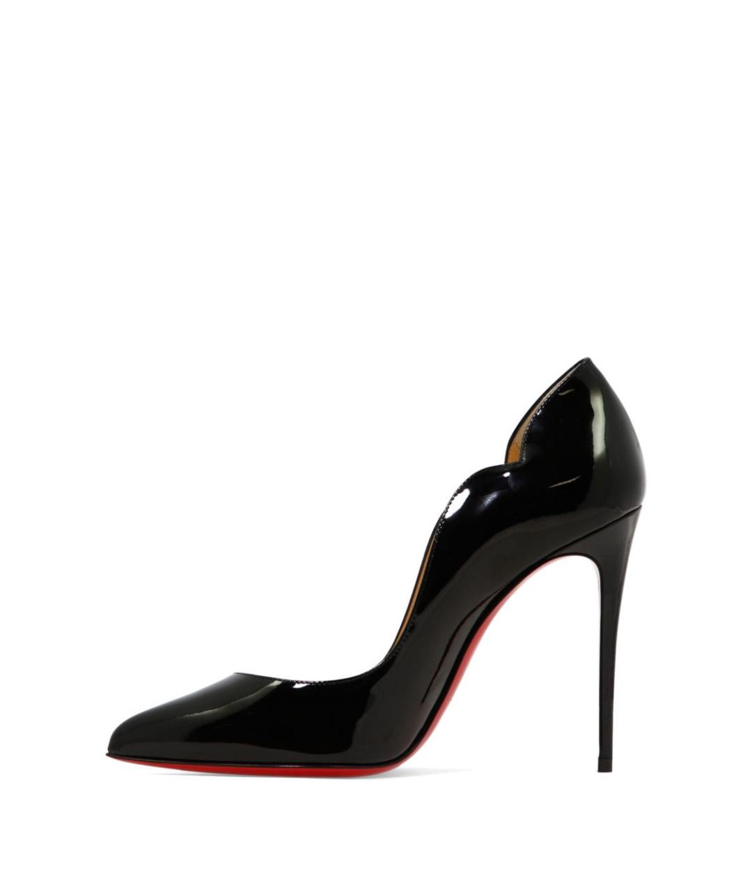 CHRISTIAN LOUBOUTIN Черные туфли из лакированной кожи, фото 2