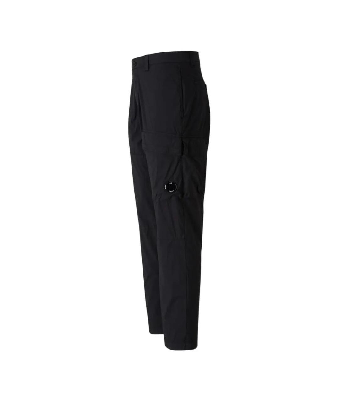 CP COMPANY Черные хлопковые повседневные брюки, фото 3