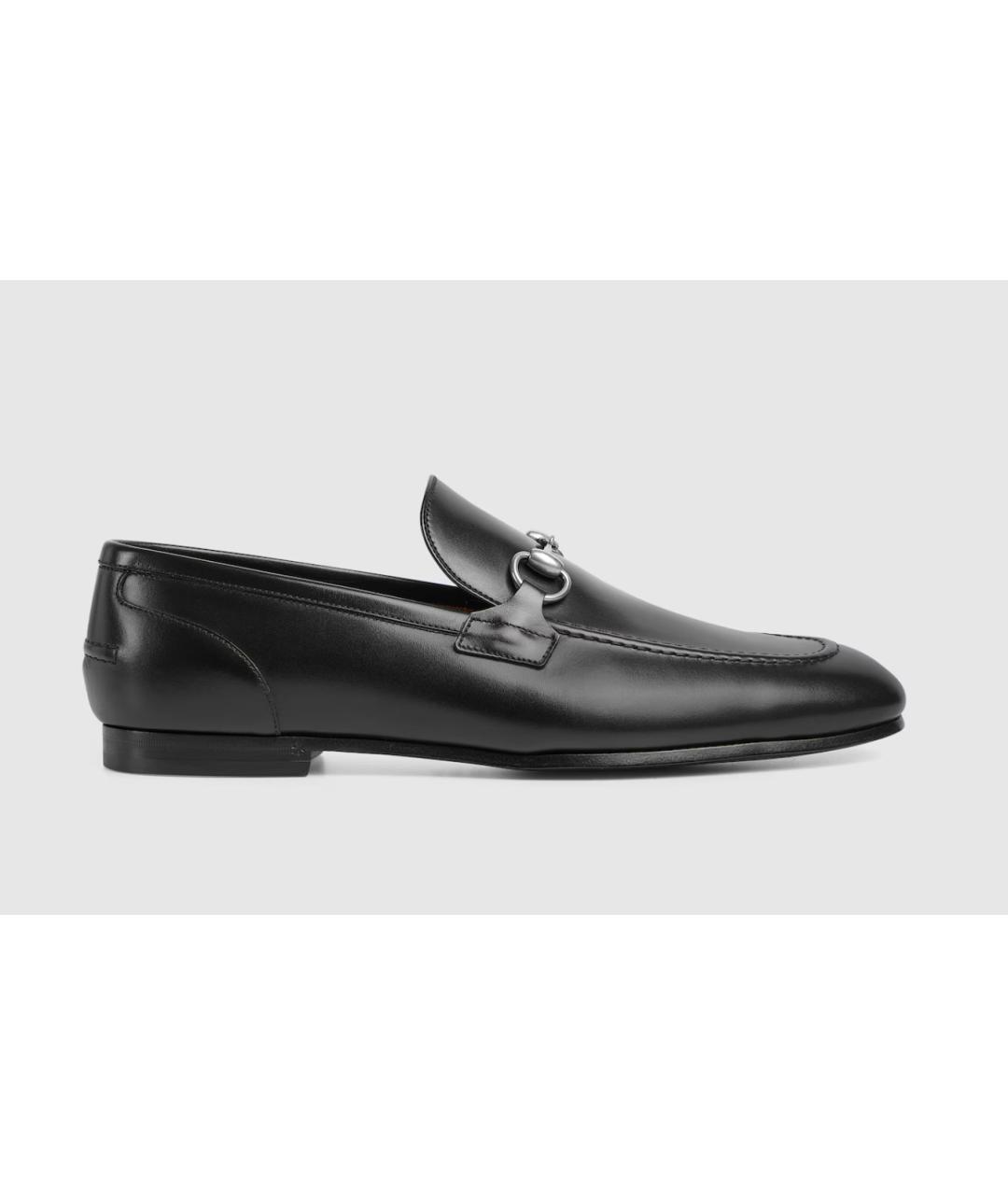 GUCCI Черные кожаные лоферы, фото 7