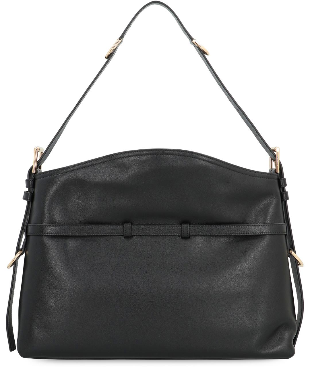 GIVENCHY Черная кожаная сумка через плечо, фото 4