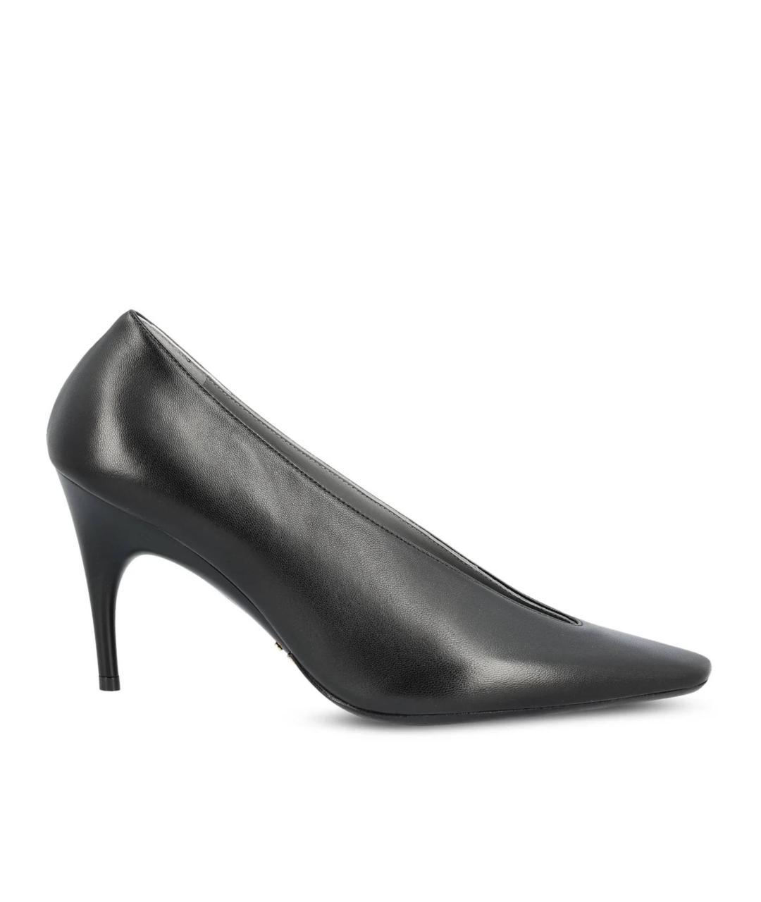BALENCIAGA Черные кожаные туфли, фото 1