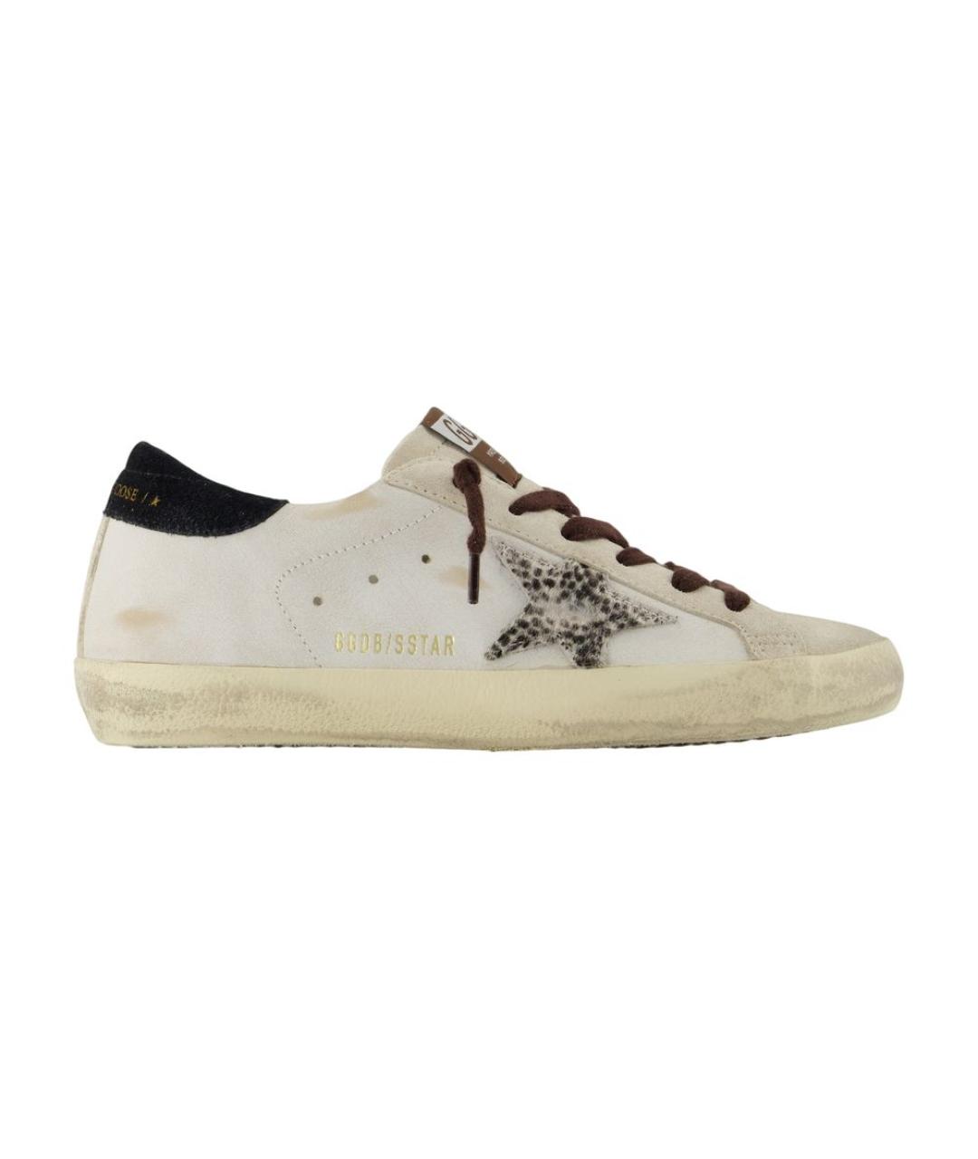 GOLDEN GOOSE DELUXE BRAND Белые кожаные кроссовки, фото 3