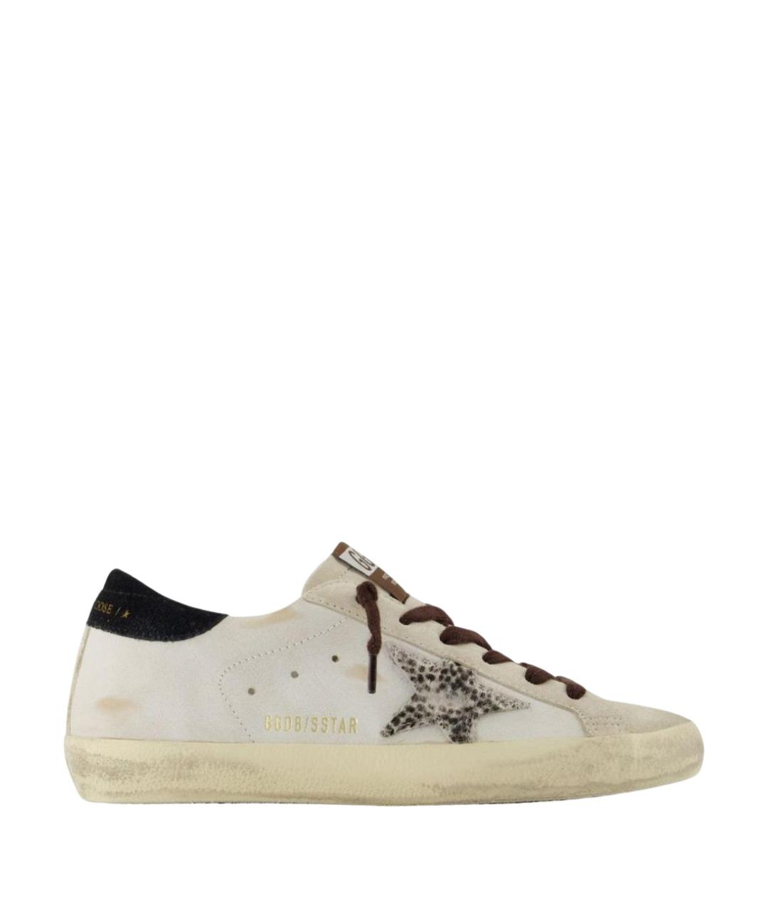 GOLDEN GOOSE DELUXE BRAND Белые кожаные кроссовки, фото 1