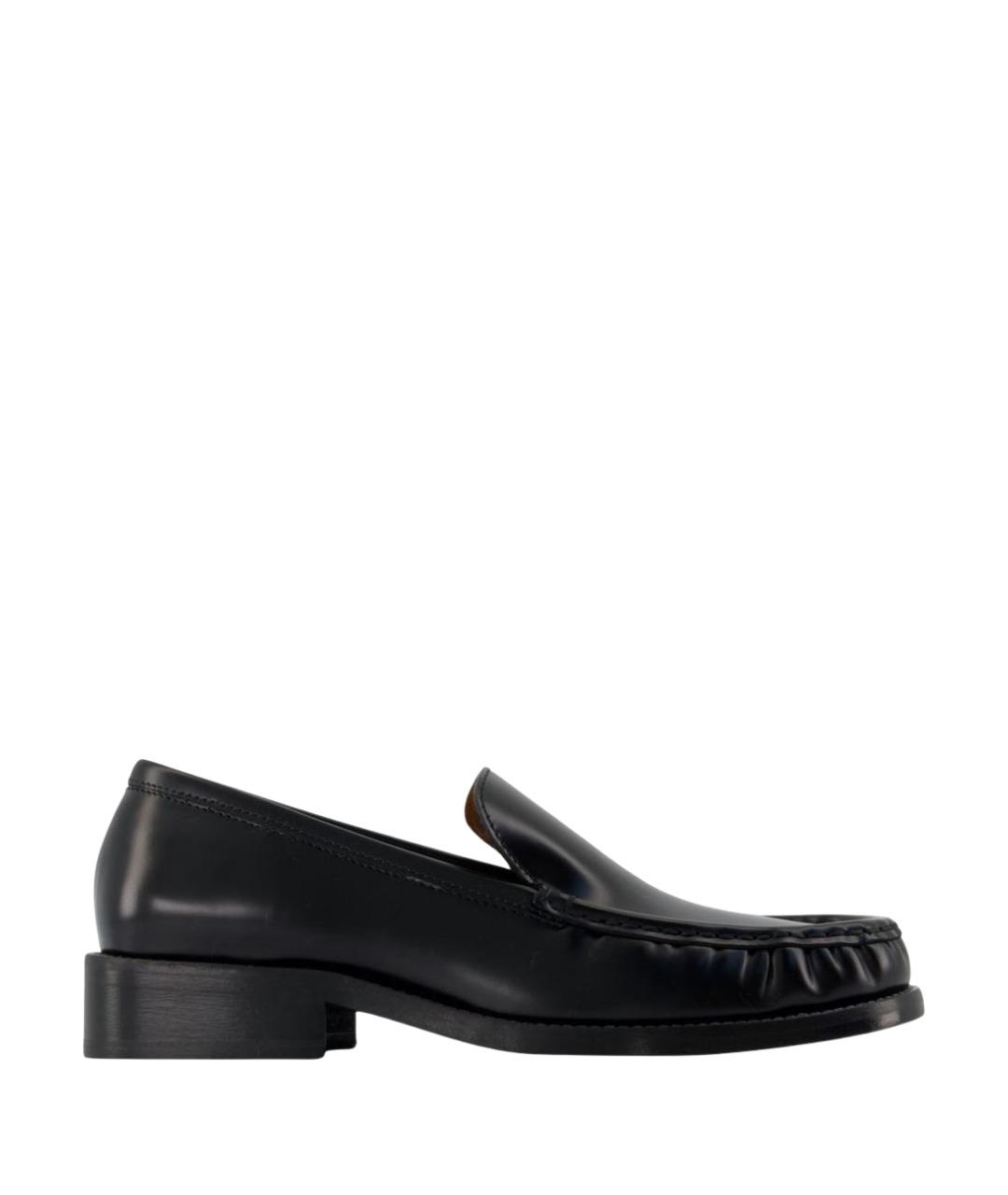 ACNE STUDIOS Черные кожаные лоферы, фото 1