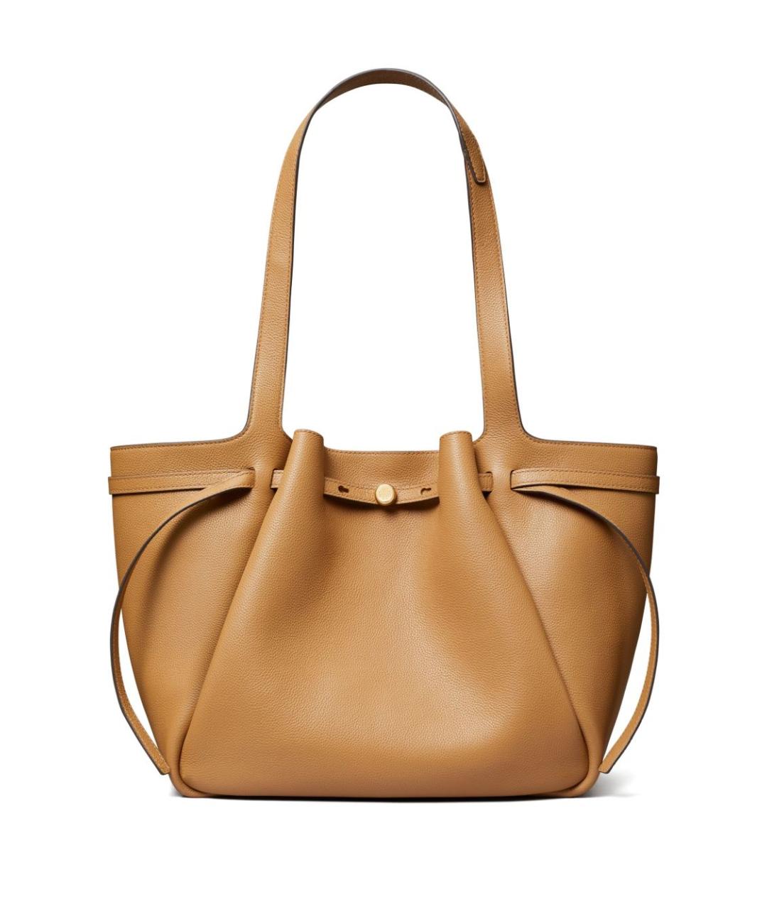 TORY BURCH Коричневая кожаная сумка тоут, фото 1