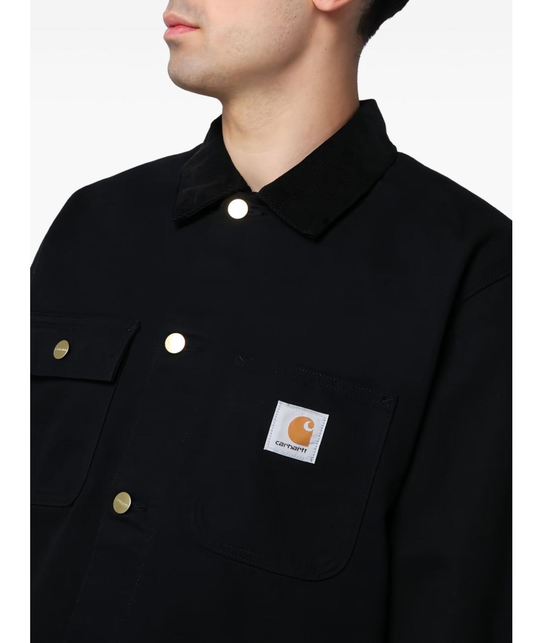 CARHARTT WIP Черная хлопковая куртка, фото 5