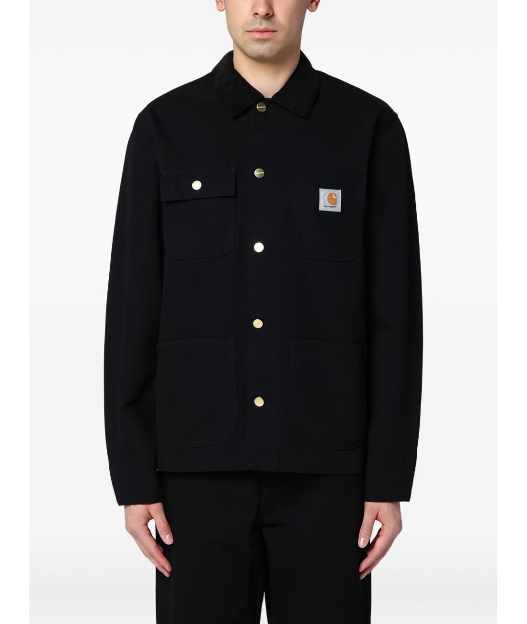CARHARTT WIP Черная хлопковая куртка, фото 2
