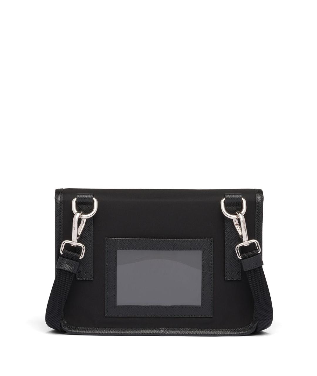 PRADA Черный полиуретановый кошелек, фото 2
