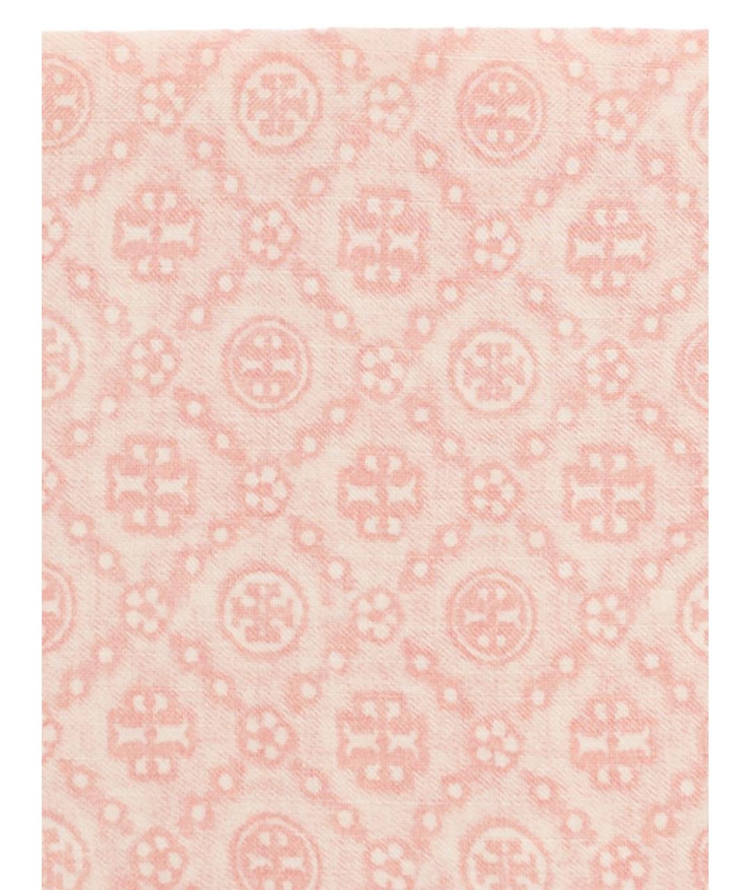 TORY BURCH Розовый шарф, фото 3