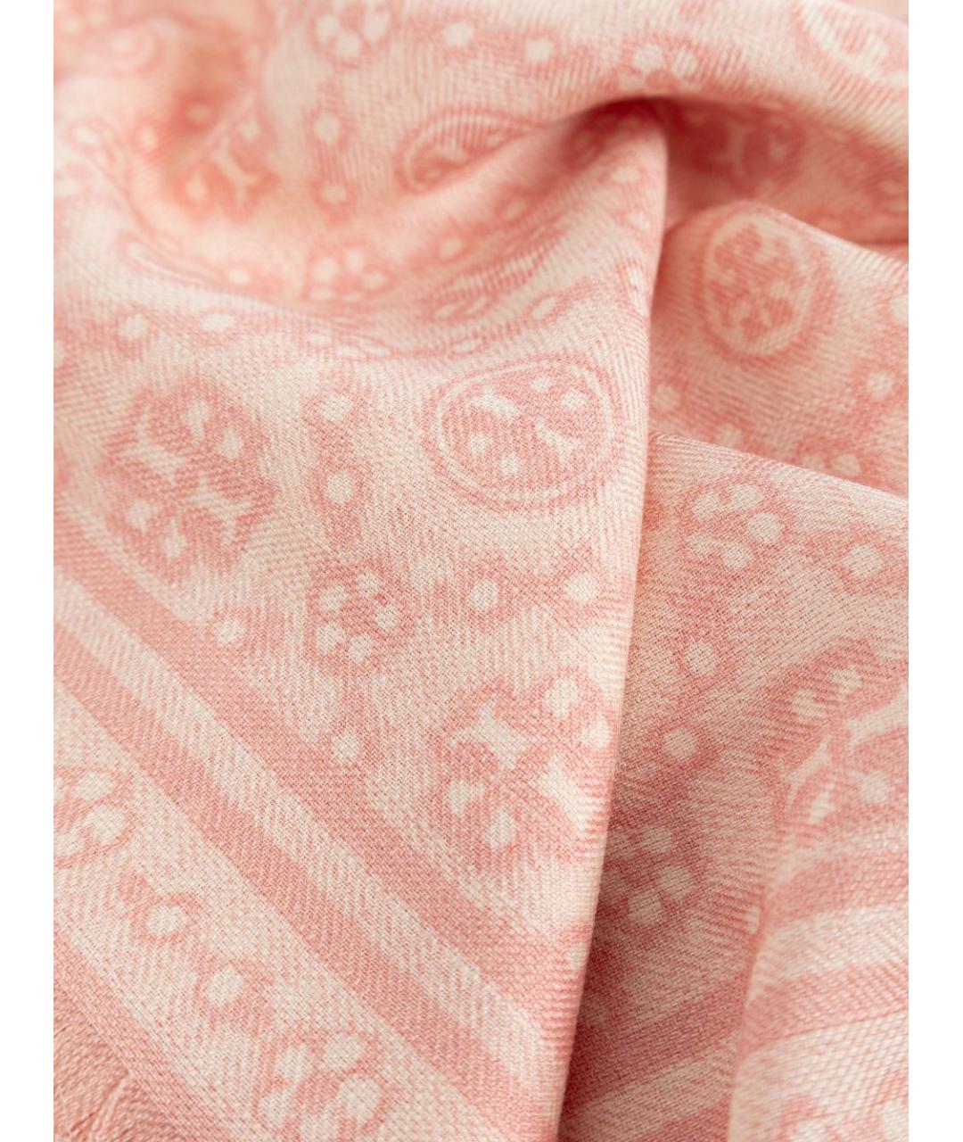 TORY BURCH Розовый шарф, фото 2