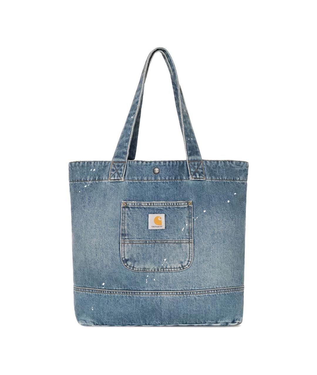 CARHARTT WIP Синяя тканевая сумка тоут, фото 1