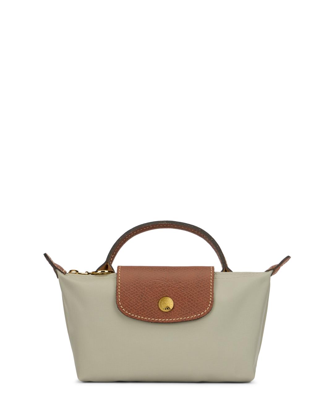 LONGCHAMP Серая тканевая сумка тоут, фото 1