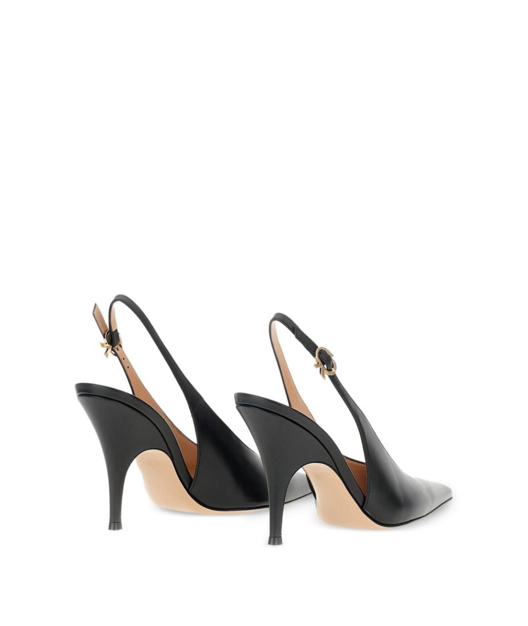 GIANVITO ROSSI Черные кожаные туфли, фото 2