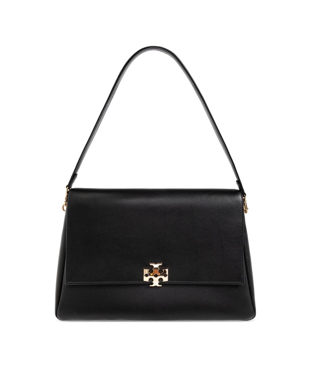 TORY BURCH Черная кожаная сумка через плечо, фото 1