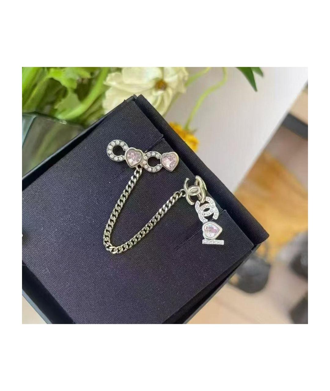 CHANEL Золотые серьги, фото 5