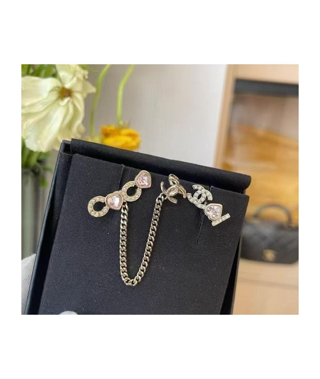 CHANEL Золотые серьги, фото 3