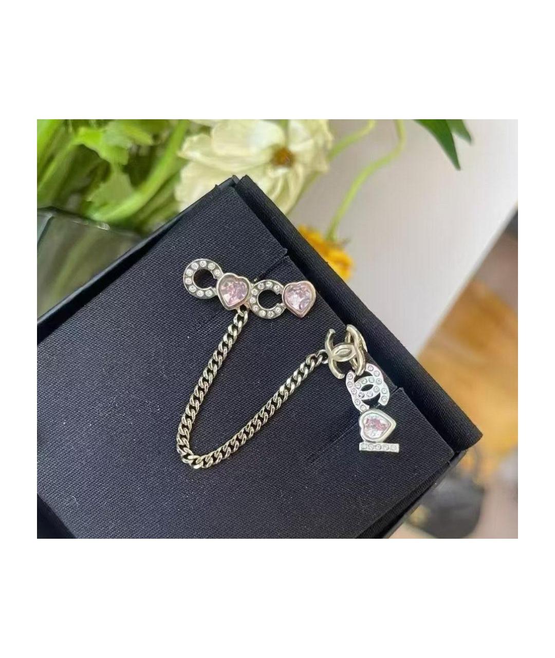 CHANEL Золотые серьги, фото 2