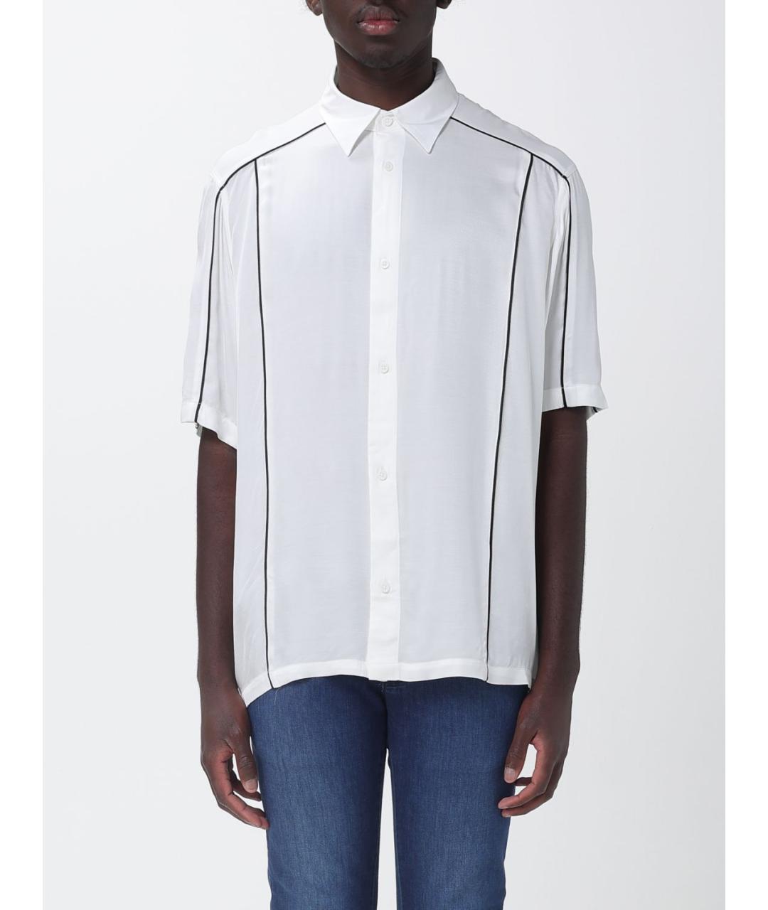 ARMANI EXCHANGE Белая кэжуал рубашка, фото 4