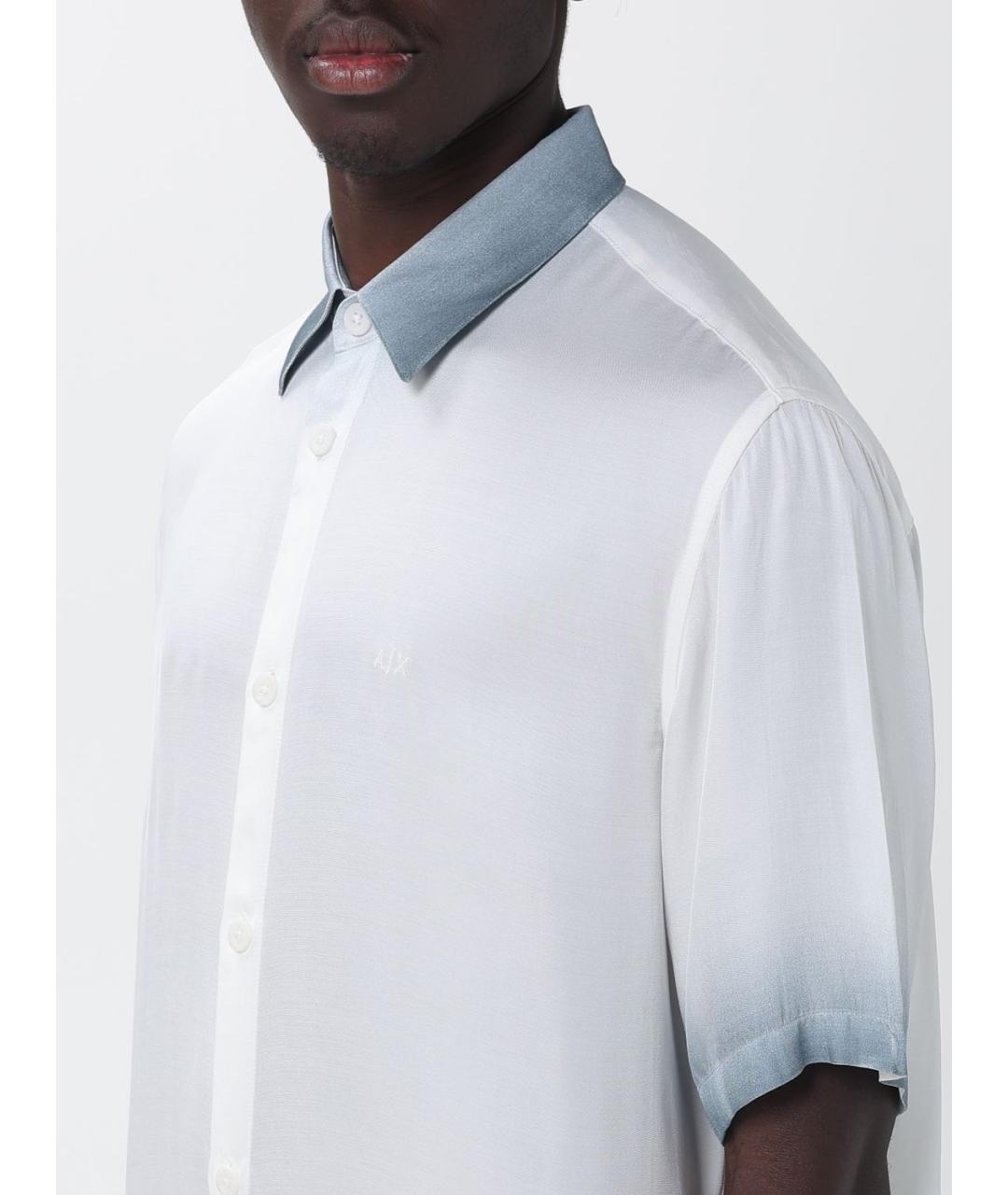 ARMANI EXCHANGE Белая кэжуал рубашка, фото 3