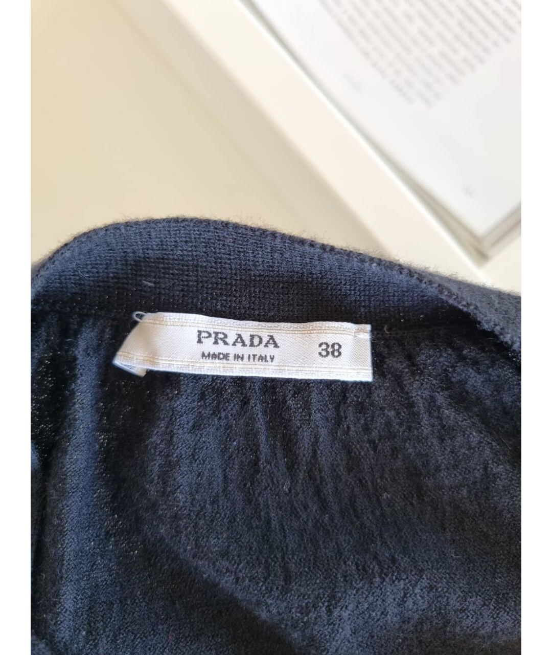 PRADA Черная майка, фото 5