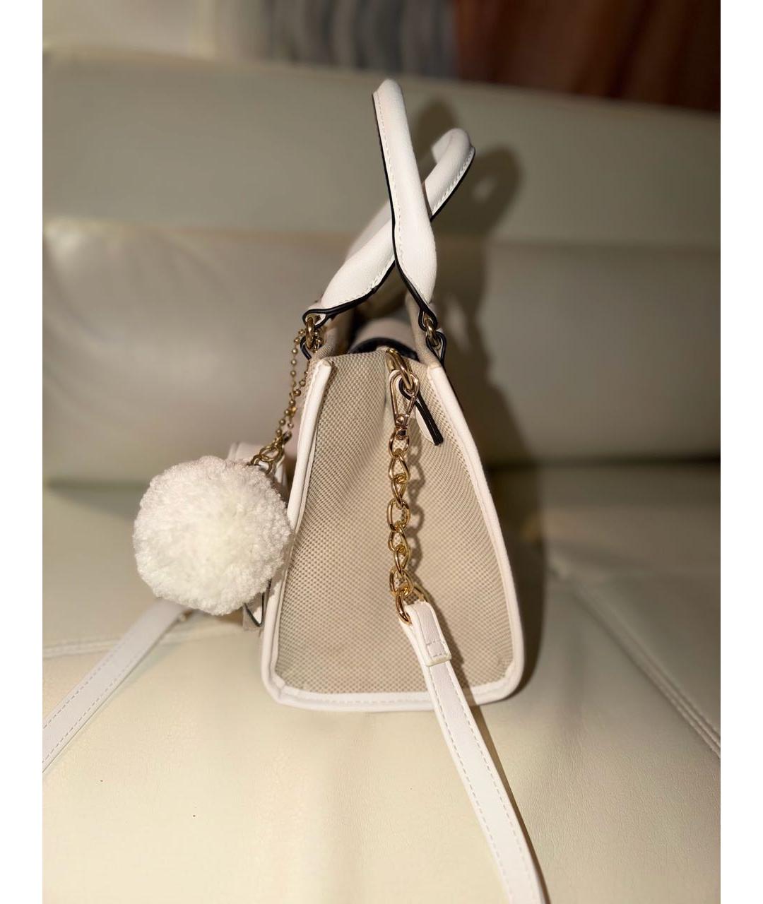JUICY COUTURE Бежевая сумка с короткими ручками из искусственной кожи, фото 7