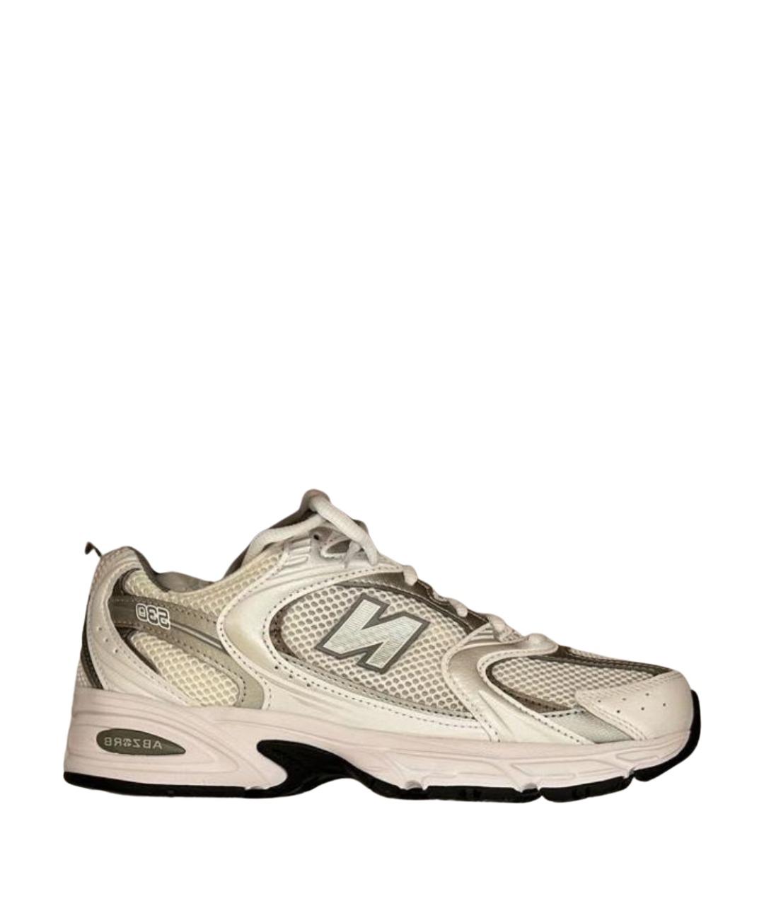 NEW BALANCE Белые текстильные кроссовки, фото 1