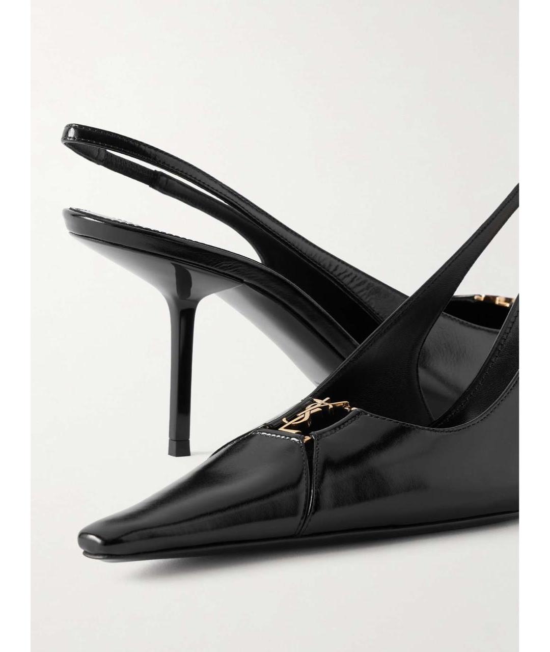 DOLCE&GABBANA Черные кожаные туфли, фото 3