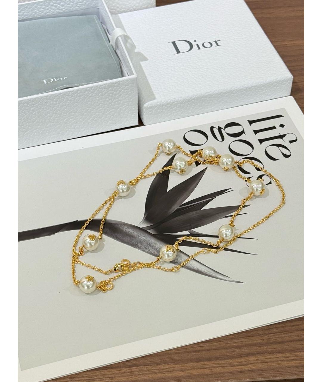 CHRISTIAN DIOR Золотое колье, фото 4