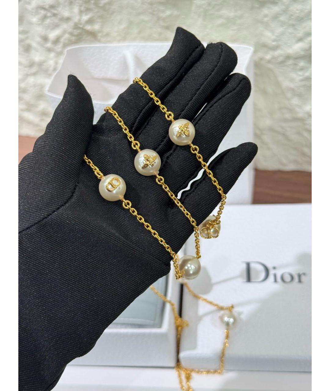 CHRISTIAN DIOR Золотое колье, фото 2