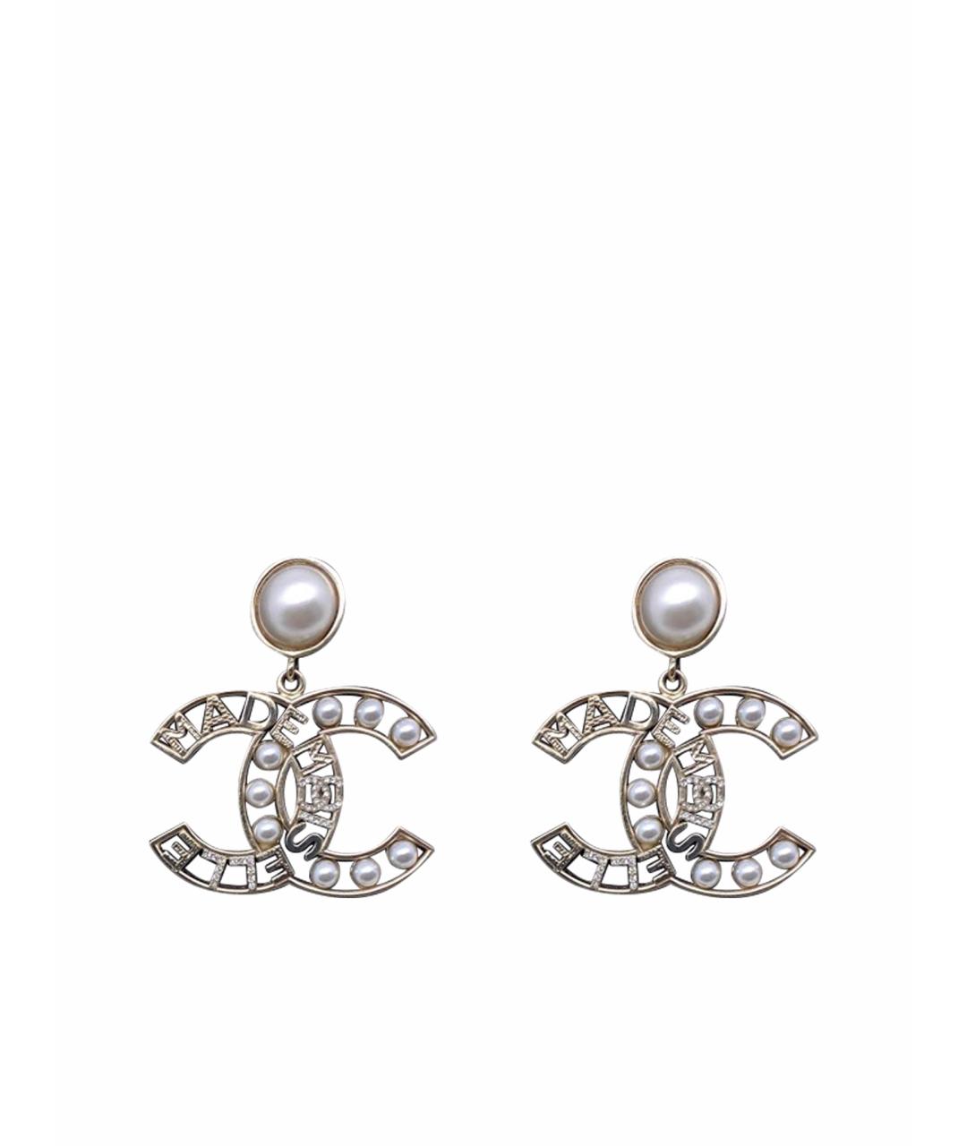 CHANEL Золотые серьги, фото 1