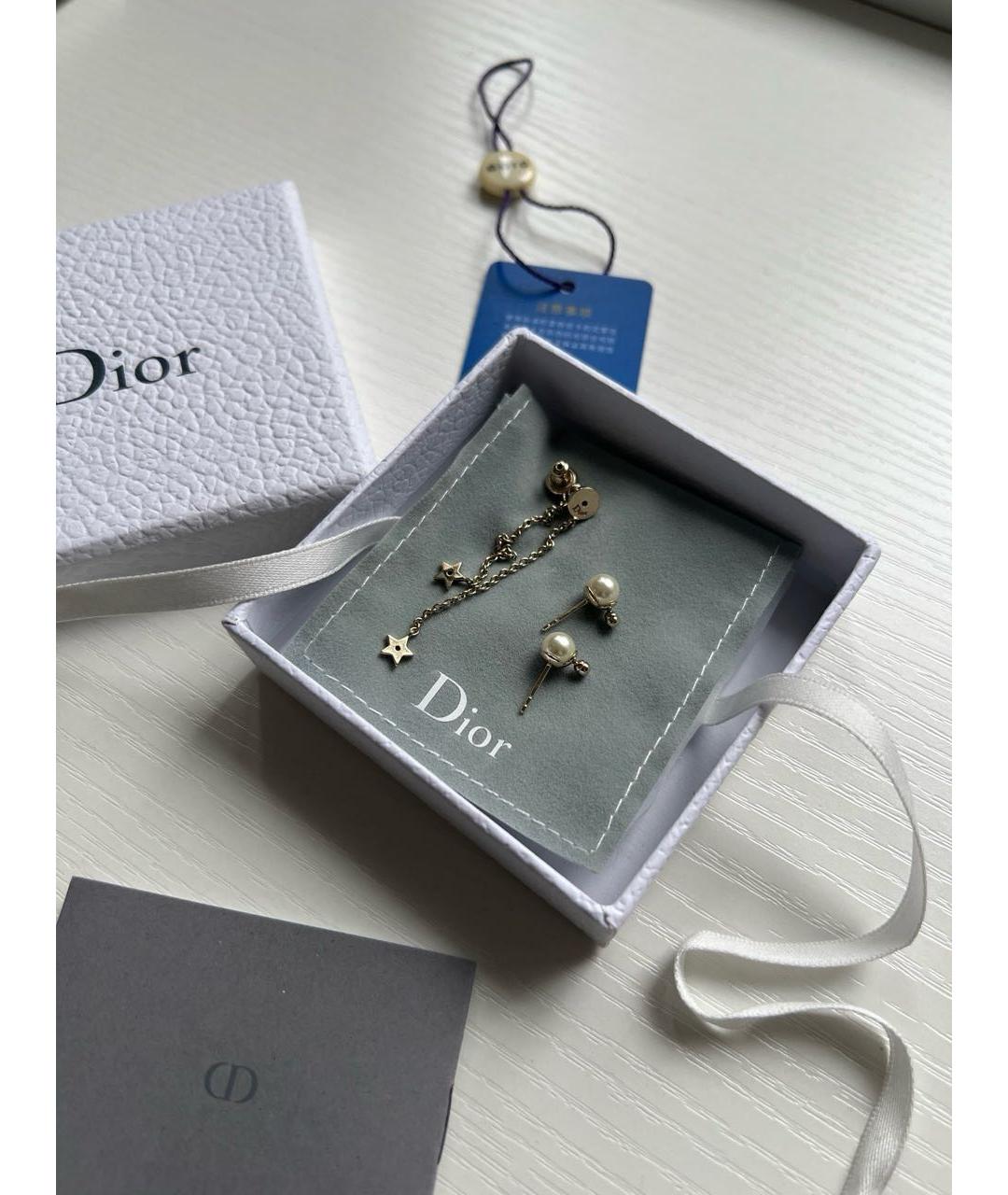 CHRISTIAN DIOR Золотые серьги, фото 5