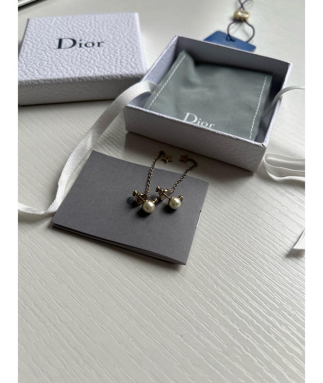 CHRISTIAN DIOR Золотые серьги, фото 2