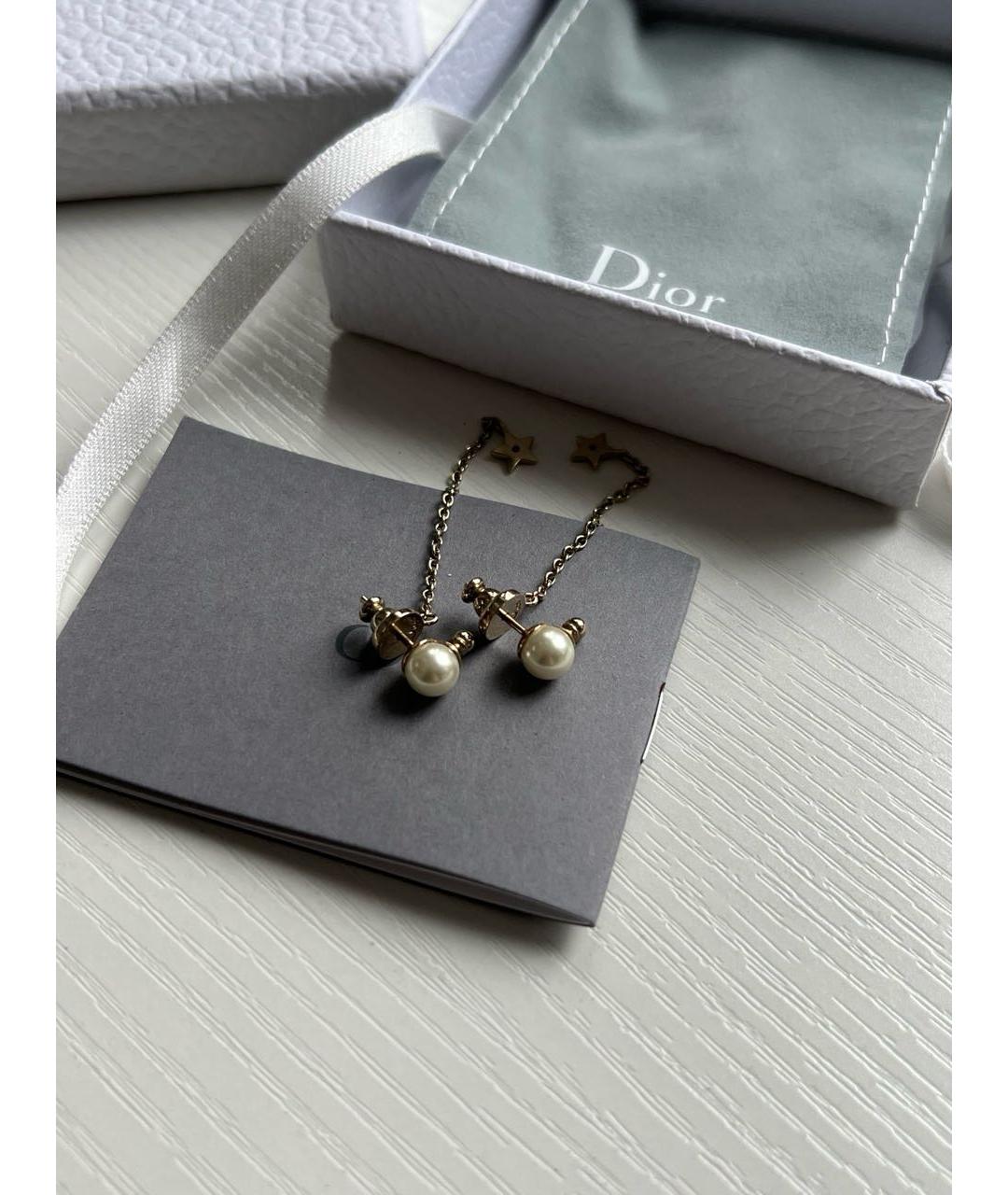 CHRISTIAN DIOR Золотые серьги, фото 7