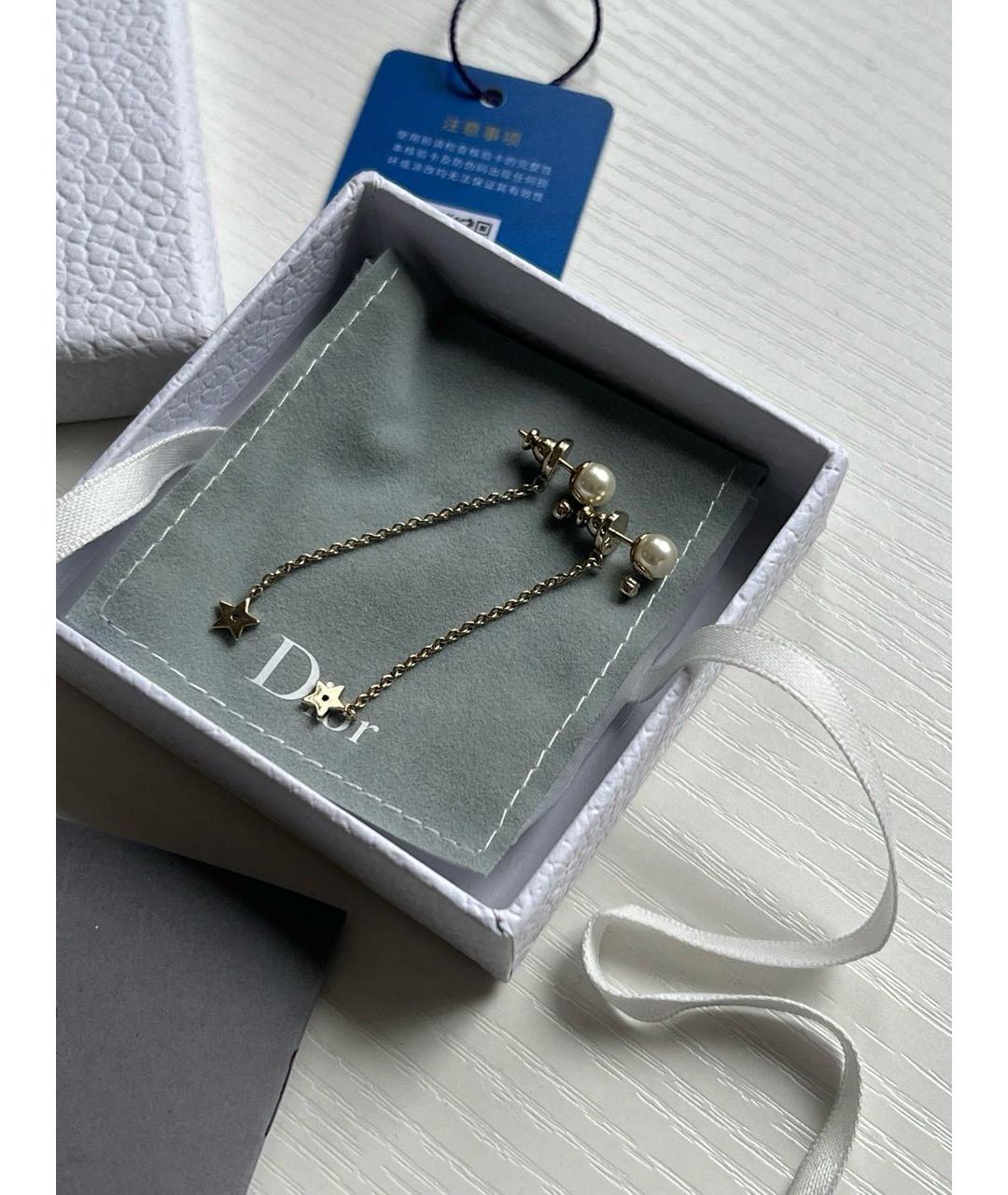 CHRISTIAN DIOR Золотые серьги, фото 4